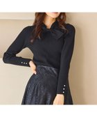 【フェルゥ/Feroux】の【先行予約】リボンタイリブ ニット ブラック系|ID: prp329100004769358 ipo3291000000034544896