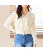 【フェルゥ/Feroux】の【先行予約】美シルエット ニット カーディガン ホワイト系|ID: prp329100004769360 ipo3291000000034544902