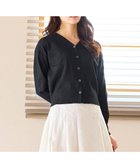 【フェルゥ/Feroux】の【先行予約】美シルエット ニット カーディガン ブラック系|ID: prp329100004769360 ipo3291000000034544903