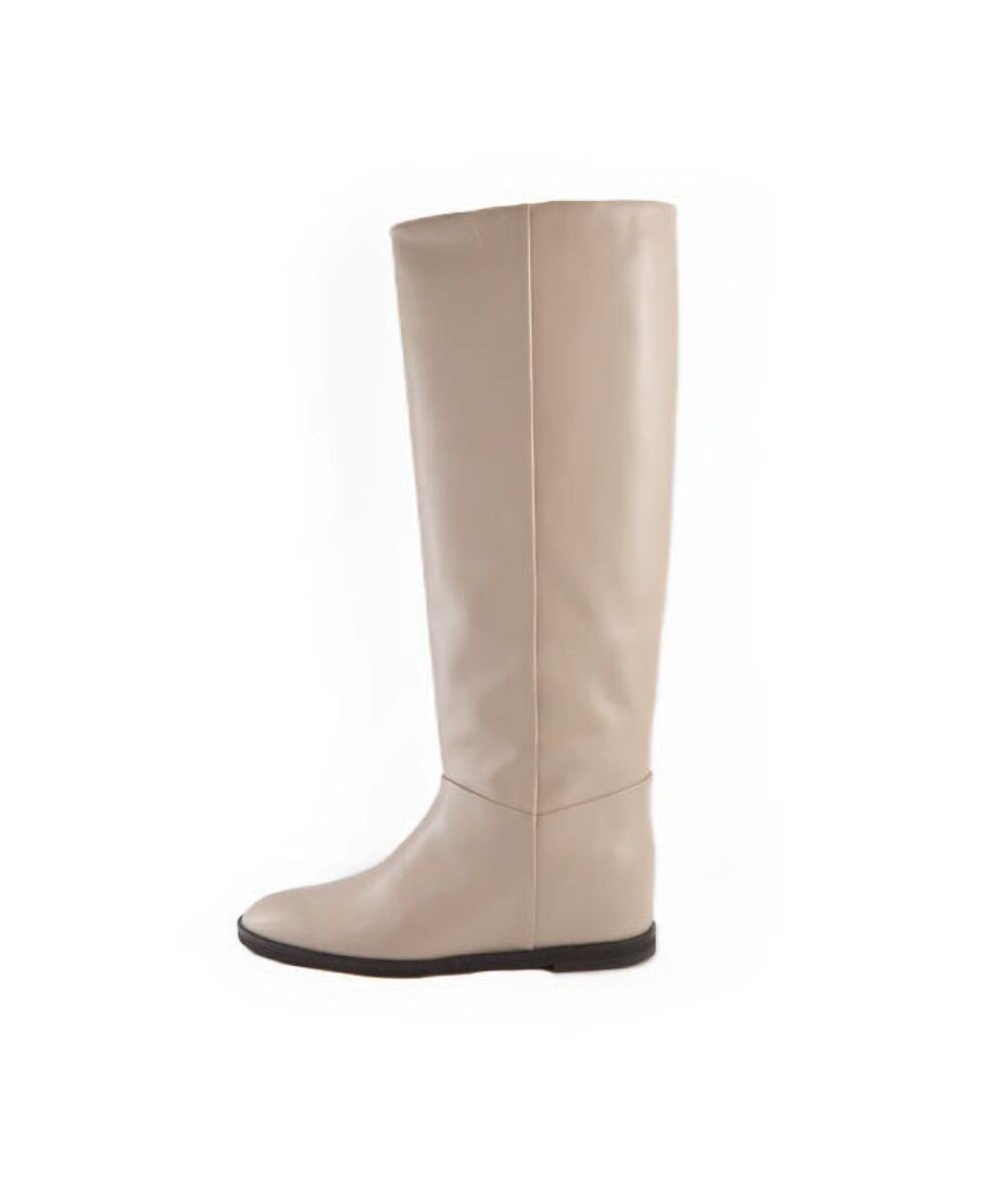 【アポム/APOM】のインヒールロングブーツ40 インテリア・キッズ・メンズ・レディースファッション・服の通販 founy(ファニー) ファッション Fashion レディースファッション Fashion for Women クッション Cushion, Throw Pillow シューズ Shoes, Footwear ストレート Straight, Straight Cut フォルム Silhouette, Form フラット Flat, Flat Shoes ベロア Velour, Soft Velvet ロング Long, Long-Length 楽ちん Easy Fit, Comfortable A/W・秋冬 Autumn/Winter S/S・春夏 SS, Spring/Summer, Warm Season 夏 Summer アイボリー|ID: prp329100004769390 ipo3291000000034545024