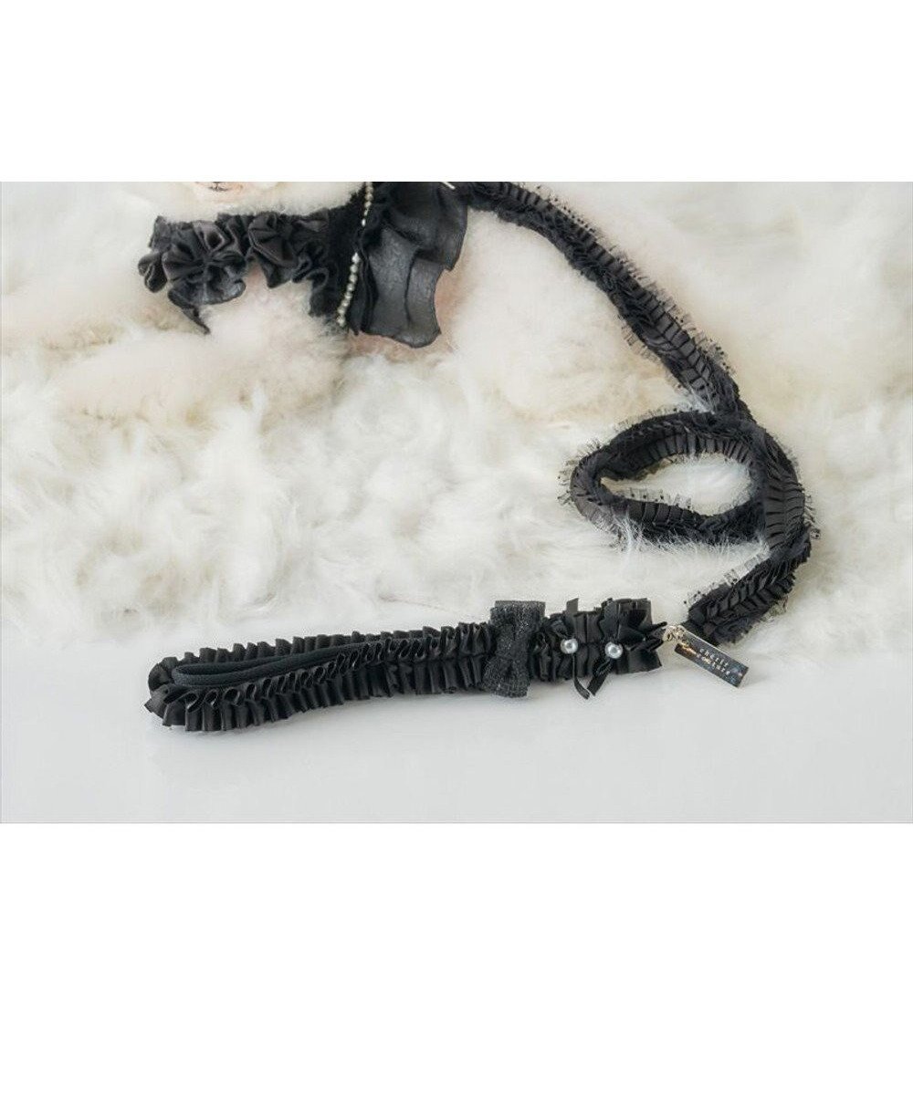 【ペットパラダイス/PET PARADISE / GOODS】のcherircouture ツイード リボンリード 《ブラック》 4S~3S 人気、トレンドファッション・服の通販 founy(ファニー) サテン Satin, Glossy Fabric ツイード Twill, Twill Weave フリル Frill, Ruffle プリーツ Pleats, Pleated リボン Ribbon, Bow エレガント 上品 Elegant 犬 Dog ホーム・キャンプ・アウトドア・お取り寄せ Home Living / Home & Lifestyle / Camping Gear / Outdoor Camping ペットグッズ Pet Supplies other-1|ID: prp329100004770210 ipo3291000000034555526