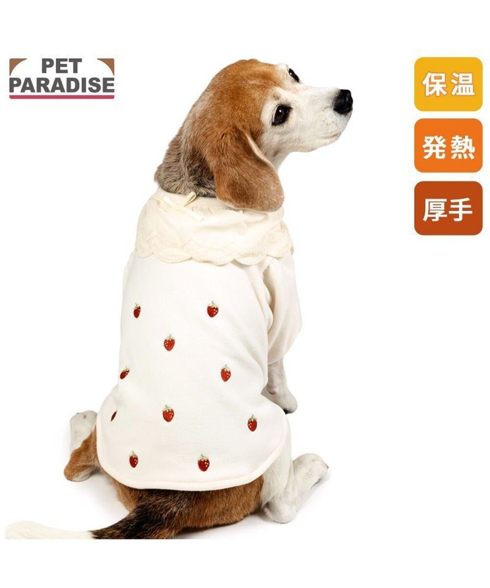 【ペットパラダイス/PET PARADISE / GOODS】のペットパラダイス ペティヒートDAN Tシャツ 《いちご柄》 中型犬 大型犬 インテリア・キッズ・メンズ・レディースファッション・服の通販 founy(ファニー) インナー Innerwear 冬 Winter / This Winter 犬 Dog A/W・秋冬 Autumn/Winter 軽量 Lightweight, Ultra Light 防寒 Cold Protection, Winter-Ready ホーム・キャンプ・アウトドア・お取り寄せ Home Living / Home & Lifestyle / Camping Gear / Outdoor Camping ペットグッズ Pet Supplies オフホワイト|ID: prp329100004770225 ipo3291000000034555557