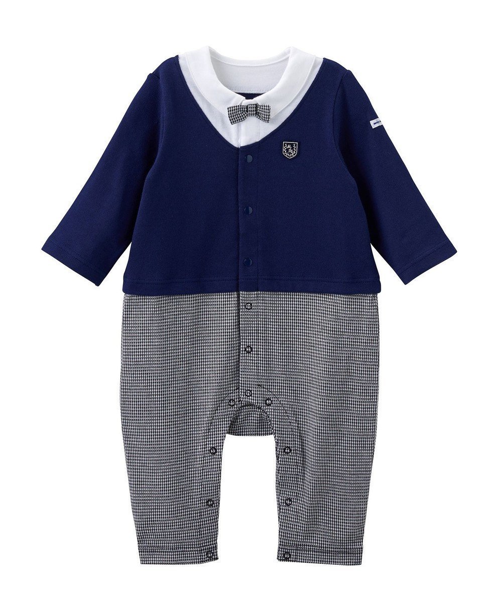 【ミキハウスホットビスケッツ/MIKI HOUSE HOT BISCUITS / KIDS】の【ミキハウス】【70-80cm】 蝶ネクタイつきフォーマルカバーオール 人気、トレンドファッション・服の通販 founy(ファニー) ファッション Fashion キッズファッション Fashion for Kids おすすめ Recommended / Our Picks カーディガン Cardigan, Knitwear セレモニー Ceremony フォーマル Formal, Dressy ベビー Baby, Babywear 夏 Summer S/S・春夏 SS, Spring/Summer, Warm Season A/W・秋冬 Autumn/Winter other-1|ID: prp329100004770234 ipo3291000000034555582