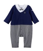 【ミキハウスホットビスケッツ/MIKI HOUSE HOT BISCUITS / KIDS】の【ミキハウス】【70-80cm】 蝶ネクタイつきフォーマルカバーオール 紺|ID: prp329100004770234 ipo3291000000034555583