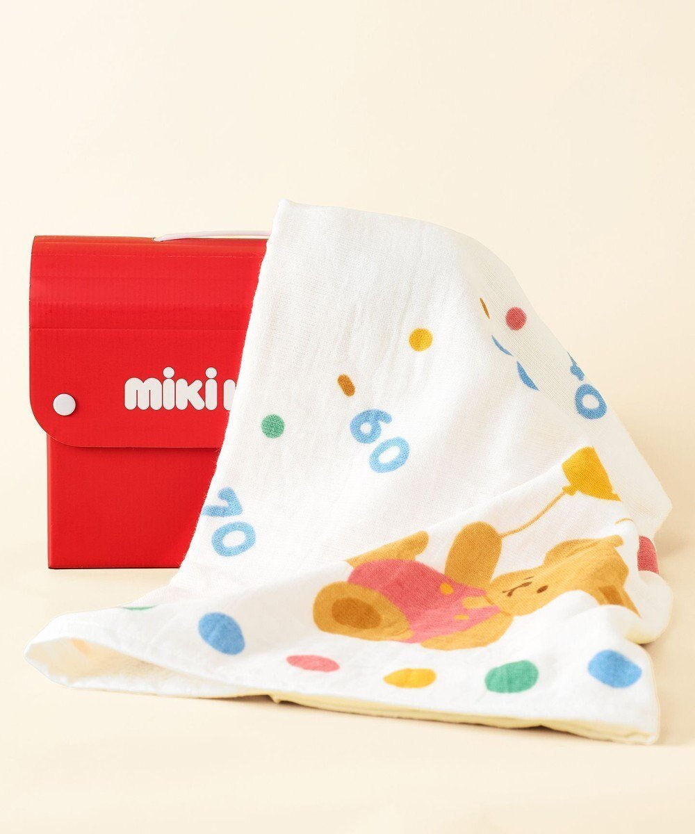 【ミキハウスホットビスケッツ/MIKI HOUSE HOT BISCUITS / KIDS】の身長計ガーゼバスタオル ギフトセット【BOX付き】 インテリア・キッズ・メンズ・レディースファッション・服の通販 founy(ファニー) ファッション Fashion キッズファッション Fashion for Kids ギフト プレゼント Gift / Present タオル Towel, Bath Towel プリント Print, Printed Pattern ベビー Baby, Babywear ボックス Boxy, Box Shape モチーフ Motif, Design Theme 人気 Popular, Best Seller 吸水 Absorbent, Quick-Dry ベージュ|ID: prp329100004770247 ipo3291000000034555622