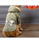 【ペットパラダイス/PET PARADISE / GOODS】のスヌーピー 遠赤外線 暖ダン モッズコート 中型犬 大型犬 カーキ|ID: prp329100004770254 ipo3291000000034555637