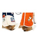 【ペットパラダイス/PET PARADISE / GOODS】のスヌーピー ワッペン リバーシブル ベスト 中型犬 大型犬 ネイビー×ホワイト|ID: prp329100004770257 ipo3291000000034555643