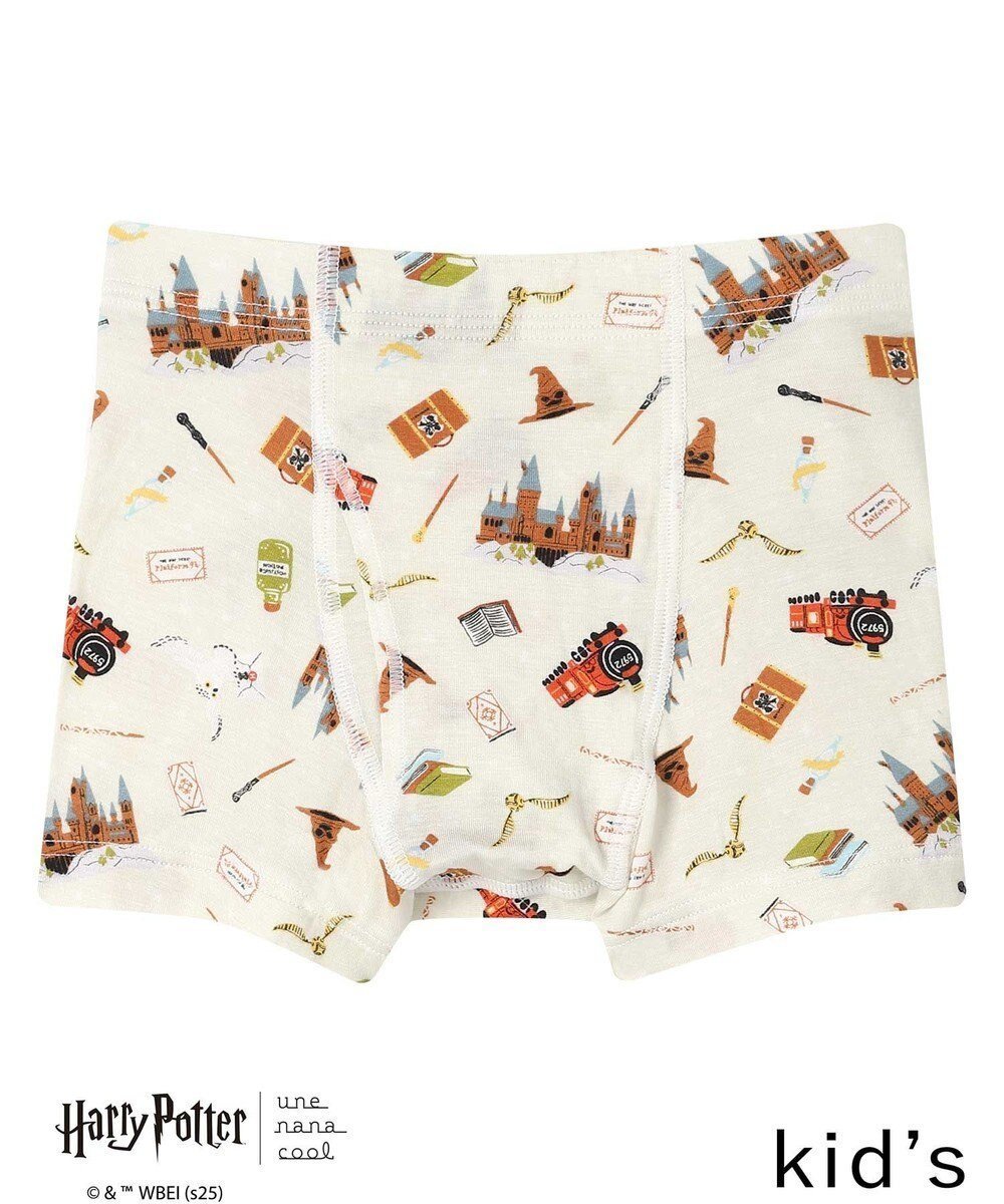 【その他のブランド/Other】の【ハリー・ポッターコラボ】 キッズ 男児ボトム(ボクサーパンツ) インテリア・キッズ・メンズ・レディースファッション・服の通販 founy(ファニー) 　ファッション　Fashion　キッズファッション　Fashion for Kids　ボトムス　Bottoms　アンダー　Underwear Essentials　カラフル　Colorful Design　ボトム　Bottoms, Lower Wear　モチーフ　Motif, Design Theme　クリーム|ID: prp329100004770265 ipo3291000000034555659