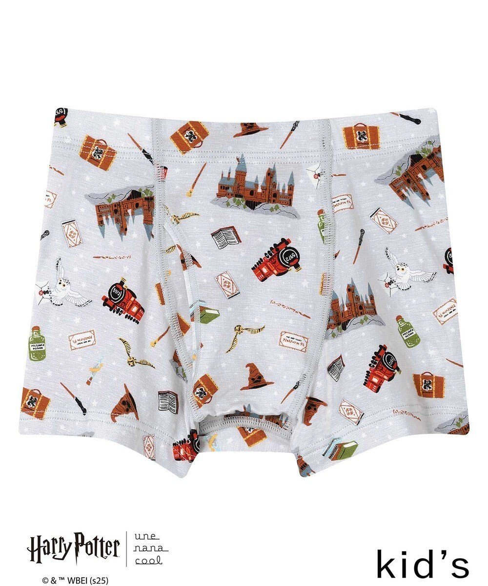 【その他のブランド/Other】の【ハリー・ポッターコラボ】 キッズ 男児ボトム(ボクサーパンツ) インテリア・キッズ・メンズ・レディースファッション・服の通販 founy(ファニー) 　ファッション　Fashion　キッズファッション　Fashion for Kids　ボトムス　Bottoms　アンダー　Underwear Essentials　カラフル　Colorful Design　ボトム　Bottoms, Lower Wear　モチーフ　Motif, Design Theme　グレー|ID: prp329100004770265 ipo3291000000034555660