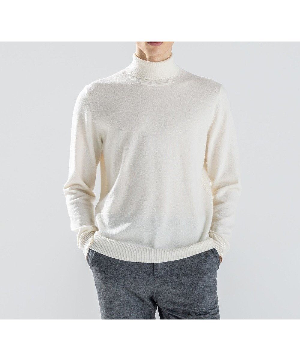 【ジョゼフ オム/JOSEPH HOMME / MEN】のピュアカシミヤ タートルネックニット インテリア・キッズ・メンズ・レディースファッション・服の通販 founy(ファニー) ファッション Fashion メンズファッション Fashion for Men トップス・カットソー Cut & Sew Tops ニット・セーター / 定番トップス Knit Tops & Sweaters インナー Innerwear シンプル Simple, Minimal ジャケット Jacket, Outerwear スタンダード Standard, Basic セーター Sweater, Knitwear タートルネック Turtleneck, High Neck ダウン Down, Puffer モチーフ Motif, Design Theme レギュラー Regular, Standard Fit 冬 Winter / This Winter 定番 Standard, Basic Item A/W・秋冬 Autumn/Winter ホワイト系|ID: prp329100004770323 ipo3291000000034555871