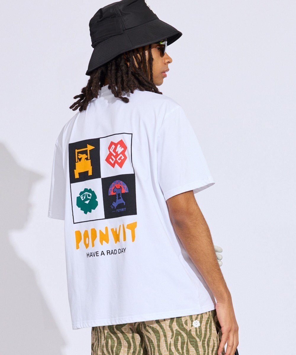 【ピーダブリュサーキュラス/PW CIRCULUS / MEN】の【吸水速乾 / UV遮蔽率99% UVカット / ストレッチ】【MEN】アニマルグラフィックモックT ゴルフ インテリア・キッズ・メンズ・レディースファッション・服の通販 founy(ファニー) 　ファッション　Fashion　メンズファッション　Fashion for Men　トップス・カットソー　Cut & Sew Tops　メンズシャツ　Shirts　カットソー　Cut and Sewn Top　グラフィック　Graphic, Graphic Design　ゴルフ　Golf　ストレッチ　Stretch, Stretchy Fabric　フロント　Front, Front Design　プリント　Print, Printed Pattern　モチーフ　Motif, Design Theme　人気　Popular, Best Seller　吸水　Absorbent, Quick-Dry　夏　Summer　定番　Standard, Basic Item　春　Spring　S/S・春夏　SS, Spring/Summer, Warm Season　犬　Dog　ホワイト系1|ID: prp329100004770327 ipo3291000000034555889