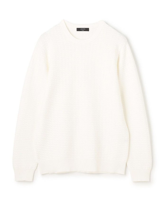 【ジョゼフ オム/JOSEPH HOMME / MEN】の【WEB・一部店舗限定 】 ライトヴィスコース クルーネックニット インテリア・キッズ・メンズ・レディースファッション・服の通販 founy(ファニー) https://founy.com/ ファッション Fashion メンズファッション Fashion for Men トップス・カットソー Cut & Sew Tops ニット・セーター / 定番トップス Knit Tops & Sweaters シンプル Simple, Minimal スペシャル Special, Limited Edition セーター Sweater, Knitwear フィット Fit, Slim Fit レギュラー Regular, Standard Fit A/W・秋冬 Autumn/Winter 長袖 Long Sleeve, Full Sleeve |ID: prp329100004770329 ipo3291000000034555897