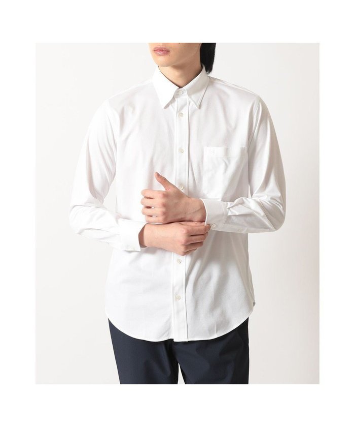 【ダックス/DAKS / MEN】のジャージーストレッチシャツ インテリア・キッズ・メンズ・レディースファッション・服の通販 founy(ファニー) https://founy.com/ ファッション Fashion メンズファッション Fashion for Men トップス・カットソー Cut & Sew Tops メンズシャツ Shirts ストレッチ Stretch, Stretchy Fabric チェック Check, Plaid, Tartan エレガント 上品 Elegant 夏 Summer S/S・春夏 SS, Spring/Summer, Warm Season A/W・秋冬 Autumn/Winter |ID: prp329100004770342 ipo3291000000034555982