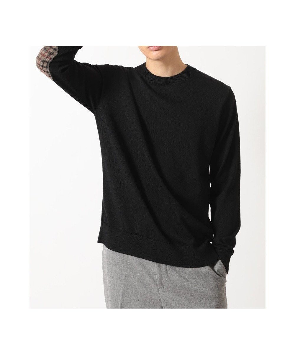 【ダックス/DAKS / MEN】のスーパーファインメリノ クルーネックニット インテリア・キッズ・メンズ・レディースファッション・服の通販 founy(ファニー) ファッション Fashion メンズファッション Fashion for Men トップス・カットソー Cut & Sew Tops ニット・セーター / 定番トップス Knit Tops & Sweaters セーター Sweater, Knitwear ダブル Double, Double-Breasted ツイード Twill, Twill Weave ロンドン London Style, British Inspired エレガント 上品 Elegant 別注 Limited Edition, Custom Order 夏 Summer S/S・春夏 SS, Spring/Summer, Warm Season A/W・秋冬 Autumn/Winter ブラック|ID: prp329100004770343 ipo3291000000034555987