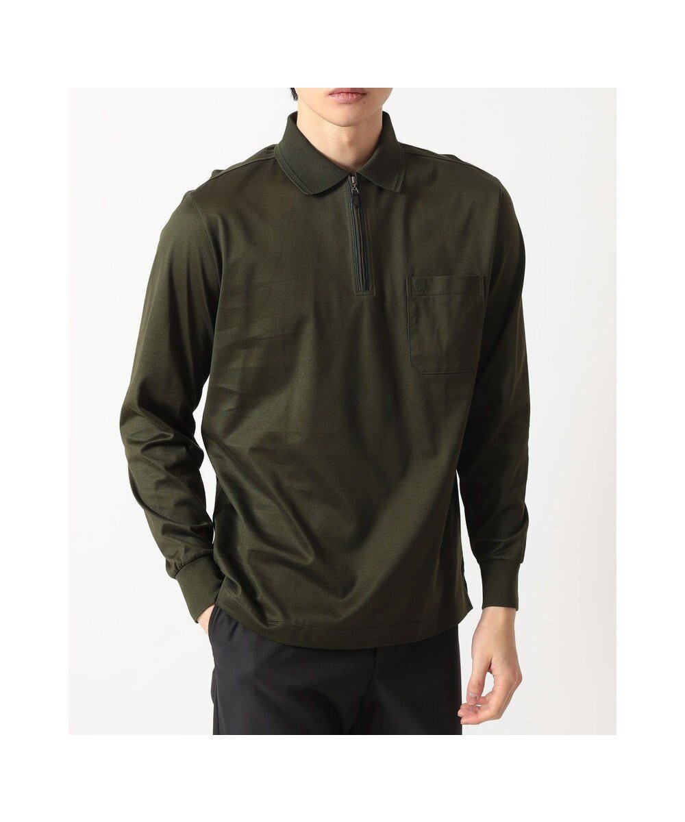 【ダックス/DAKS / MEN】のチェックプラケット ジップアップポロ インテリア・キッズ・メンズ・レディースファッション・服の通販 founy(ファニー) 　ファッション　Fashion　メンズファッション　Fashion for Men　トップス・カットソー　Cut & Sew Tops　メンズシャツ　Shirts　ポロシャツ / きれいめカジュアルスタイル　Polo Shirts　チェック　Check, Plaid, Tartan　ポロシャツ　Polo Shirt, Collared Tee　夏　Summer　定番　Standard, Basic Item　S/S・春夏　SS, Spring/Summer, Warm Season　A/W・秋冬　Autumn/Winter　グリーン|ID: prp329100004770347 ipo3291000000034556010