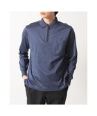 【ダックス/DAKS / MEN】のチェックプラケット ジップアップポロ ブルー|ID: prp329100004770347 ipo3291000000034556011