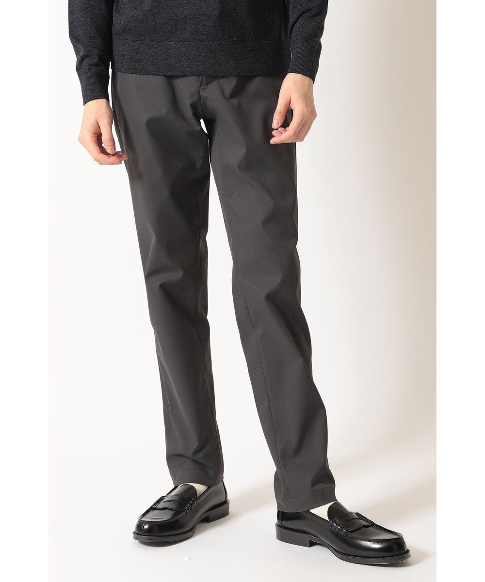 【ダックス/DAKS / MEN】のウエストゴムテーパードパンツ インテリア・キッズ・メンズ・レディースファッション・服の通販 founy(ファニー) 　ファッション　Fashion　メンズファッション　Fashion for Men　ボトムス　Bottoms　スラックス　Slacks, Dress Pants　チェック　Check, Plaid, Tartan　ビジネス 仕事 通勤　Business / Work / Commuting　ポケット　Pocket, Pocket Detail　リラックス　Relax, Relaxed Fit　夏　Summer　S/S・春夏　SS, Spring/Summer, Warm Season　A/W・秋冬　Autumn/Winter　チャコールグレー|ID: prp329100004770348 ipo3291000000034556016