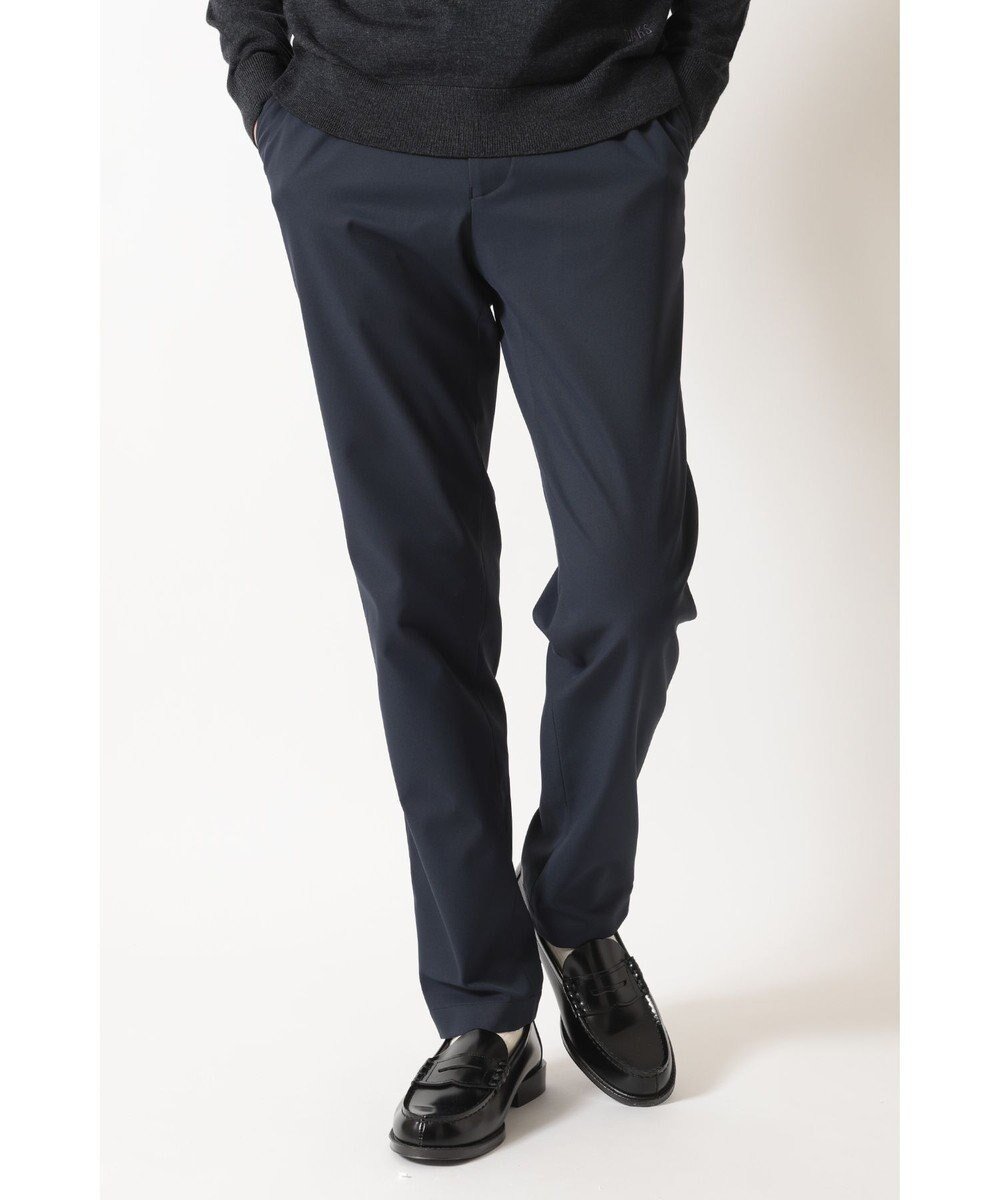 【ダックス/DAKS / MEN】のウエストゴムテーパードパンツ インテリア・キッズ・メンズ・レディースファッション・服の通販 founy(ファニー) 　ファッション　Fashion　メンズファッション　Fashion for Men　ボトムス　Bottoms　スラックス　Slacks, Dress Pants　チェック　Check, Plaid, Tartan　ビジネス 仕事 通勤　Business / Work / Commuting　ポケット　Pocket, Pocket Detail　リラックス　Relax, Relaxed Fit　夏　Summer　S/S・春夏　SS, Spring/Summer, Warm Season　A/W・秋冬　Autumn/Winter　ネイビー|ID: prp329100004770348 ipo3291000000034556018