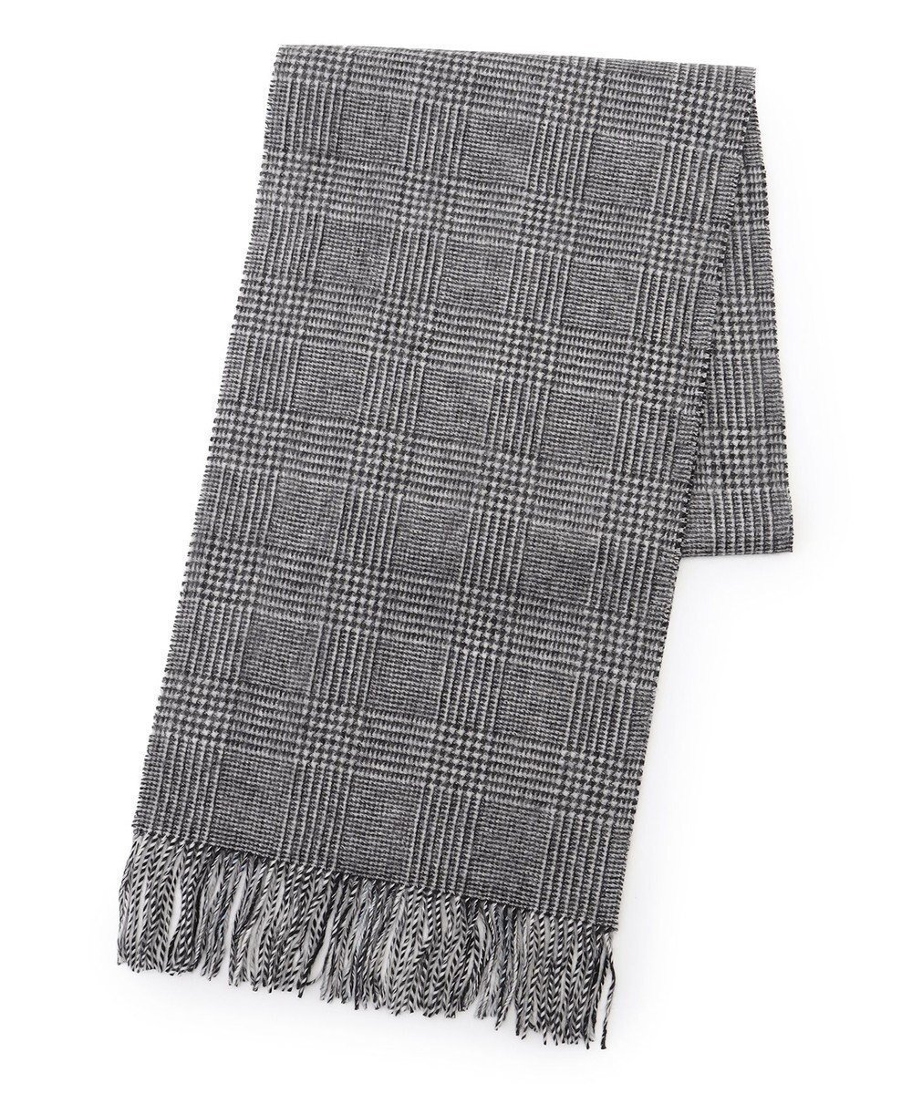 【ジェイ プレス/J.PRESS / MEN】のリバーシブルカシミヤ チェックマフラー インテリア・キッズ・メンズ・レディースファッション・服の通販 founy(ファニー) 　ファッション　Fashion　メンズファッション　Fashion for Men　オレンジ　Orange　クラシック　Classic, Timeless Style　シンプル　Simple, Minimal　スヌード　Snood, Infinity Scarf　チェック　Check, Plaid, Tartan　マフラー　Scarf, Muffler　無地　Plain, Solid Color　リバーシブル　Reversible, Two-Sided　A/W・秋冬　Autumn/Winter　おすすめ　Recommended / Our Picks　エレガント 上品　Elegant　クリスマス X'mas　Christmas / X'mas　ギフト プレゼント　Gift / Present　ライトグレー系3|ID: prp329100004770355 ipo3291000000035707548