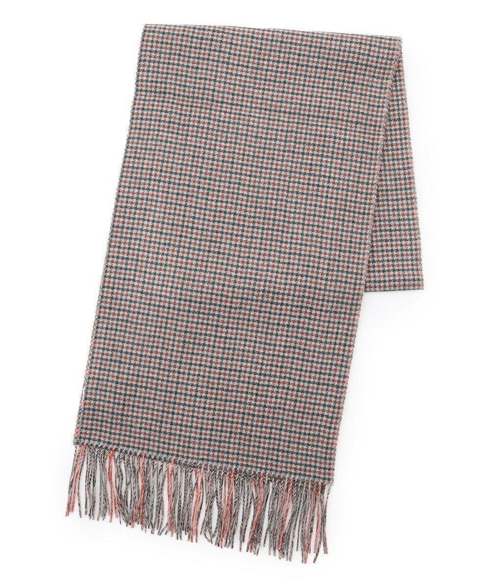 【ジェイ プレス/J.PRESS / MEN】のリバーシブルカシミヤ チェックマフラー インテリア・キッズ・メンズ・レディースファッション・服の通販 founy(ファニー) 　ファッション　Fashion　メンズファッション　Fashion for Men　オレンジ　Orange　クラシック　Classic, Timeless Style　シンプル　Simple, Minimal　スヌード　Snood, Infinity Scarf　チェック　Check, Plaid, Tartan　マフラー　Scarf, Muffler　無地　Plain, Solid Color　リバーシブル　Reversible, Two-Sided　A/W・秋冬　Autumn/Winter　おすすめ　Recommended / Our Picks　エレガント 上品　Elegant　クリスマス X'mas　Christmas / X'mas　ギフト プレゼント　Gift / Present　ベージュ系3|ID: prp329100004770355 ipo3291000000035707552