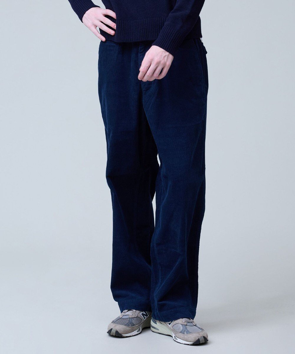 【ジェイ プレス/J.PRESS / MEN】の【NYUZELESS】コットンコーデュロイ イージーパンツ インテリア・キッズ・メンズ・レディースファッション・服の通販 founy(ファニー) 　ファッション　Fashion　メンズファッション　Fashion for Men　ボトムス　Bottoms　コーデュロイ　Corduroy, Cord Fabric　スピンドル　Spindle, Drawcord　ビンテージ　Vintage, Retro Style　フィット　Fit, Slim Fit　リラックス　Relax, Relaxed Fit　A/W・秋冬　Autumn/Winter　ネイビー系|ID: prp329100004770363 ipo3291000000034556084