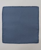 【五大陸/gotairiku / MEN】の首にも巻ける【2WAY/日本製】シルク100% ポケットチーフ(チェック柄) ネイビー系8|ID: prp329100004770365 ipo3291000000034556091