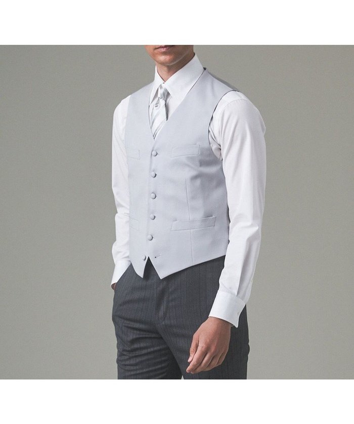 【五大陸/gotairiku / MEN】の【WEAR BLACK】シルバーベスト インテリア・キッズ・メンズ・レディースファッション・服の通販 founy(ファニー) https://founy.com/ ファッション Fashion メンズファッション Fashion for Men トップス・カットソー Cut & Sew Tops ベスト・ジレ Vests & Gilets シルバー Silver, Metallic Silver ジャケット Jacket, Outerwear スーツ Suit, Formalwear フォーマル Formal, Dressy ベスト Vest, Waistcoat 夏 Summer S/S・春夏 SS, Spring/Summer, Warm Season A/W・秋冬 Autumn/Winter |ID: prp329100004770382 ipo3291000000034556209