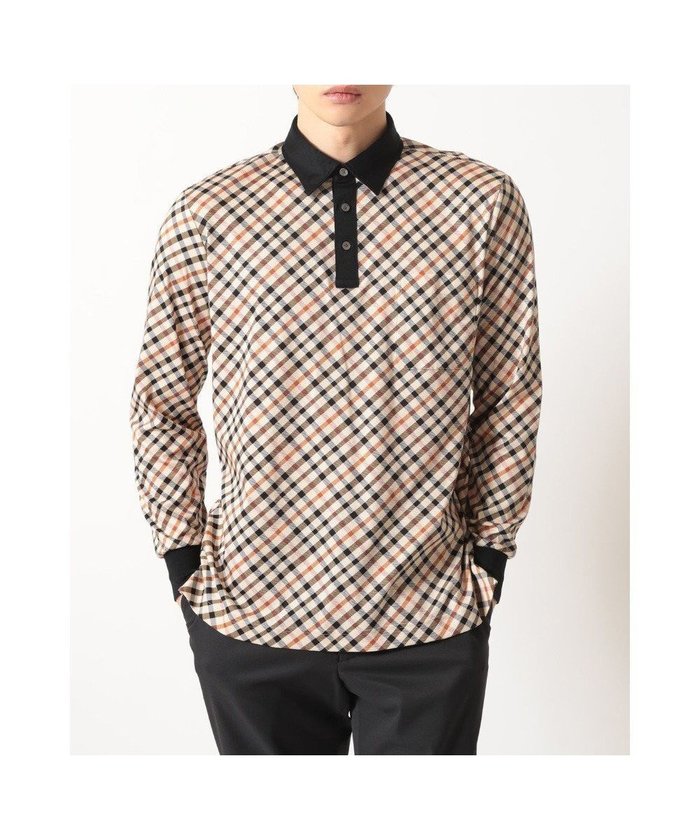 【ダックス/DAKS / MEN】のバイヤスチェック スムースポロ インテリア・キッズ・メンズ・レディースファッション・服の通販 founy(ファニー) https://founy.com/ ファッション Fashion メンズファッション Fashion for Men トップス・カットソー Cut & Sew Tops メンズシャツ Shirts ポロシャツ / きれいめカジュアルスタイル Polo Shirts チェック Check, Plaid, Tartan バイアス Bias, Diagonal Cut プリント Print, Printed Pattern ポロシャツ Polo Shirt, Collared Tee エレガント 上品 Elegant 夏 Summer 定番 Standard, Basic Item S/S・春夏 SS, Spring/Summer, Warm Season A/W・秋冬 Autumn/Winter |ID: prp329100004770387 ipo3291000000034556227