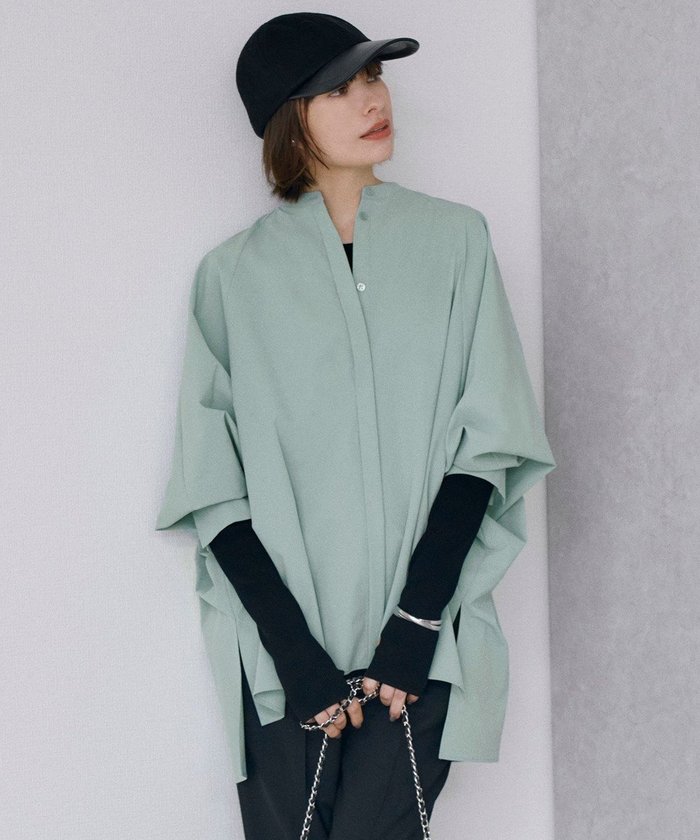 【アイシービー/iCB】の【洗える】ヴィンテージスパンブロード バンドカラー長袖ブラウス インテリア・キッズ・メンズ・レディースファッション・服の通販 founy(ファニー) https://founy.com/ ファッション Fashion レディースファッション Fashion for Women トップス・カットソー Cut & Sew Tops シャツ・ブラウス・オフィスカジュアル Elegant Blouses & Button-Ups 2024年 2024 2024-2025秋冬・A/W Autumn/Winter 2024–25 AW24–25 おすすめ Recommended / Our Picks ストレッチ Stretch, Stretchy Fabric スリット Slit, Slit Detail ブロード Broadcloth, Fine Cotton 人気 Popular, Best Seller 洗える Machine Washable A/W・秋冬 Autumn/Winter 長袖 Long Sleeve, Full Sleeve |ID: prp329100004770390 ipo3291000000034556253