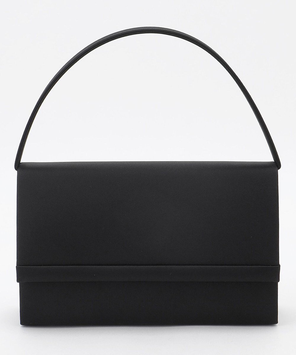 【組曲 NOIR/KUMIKYOKU NOIR】の【定番】シンプル横ハンドバッグ インテリア・キッズ・メンズ・レディースファッション・服の通販 founy(ファニー) 　ファッション　Fashion　レディースファッション　Fashion for Women　バッグ　Bags　シンプル　Simple, Minimal　フォーマル　Formal, Dressy　フラップ　Flap, Flap Pocket　定番　Standard, Basic Item　ブラック系|ID: prp329100004770391 ipo3291000000034556269