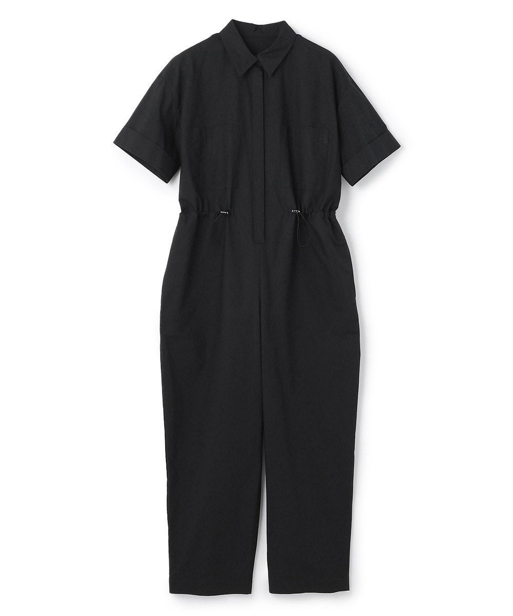 【アンクレイヴ/uncrave】の【洗濯機洗い可】カラータイプライター オールインワン(uncrave WHITE) インテリア・キッズ・メンズ・レディースファッション・服の通販 founy(ファニー) ファッション Fashion レディースファッション Fashion for Women ワンピース Dresses オールインワン・ワンピース Dresses and Jumpsuits サロペット&オールインワン Dungarees & Jumpsuit Styles 春 Spring シェイプ Shape, Slim Fit ショート Short, Short Length タイプライター Typewriter Fabric, Crisp Cotton なめらか Smooth, Silky Texture フレア Flare, Flared フロント Front, Front Design ポケット Pocket, Pocket Detail モダン Modern, Contemporary ワッシャー Washer, Crinkled Finish S/S・春夏 SS, Spring/Summer, Warm Season 夏 Summer エレガント 上品 Elegant ブラック|ID: prp329100004770429 ipo3291000000034556646