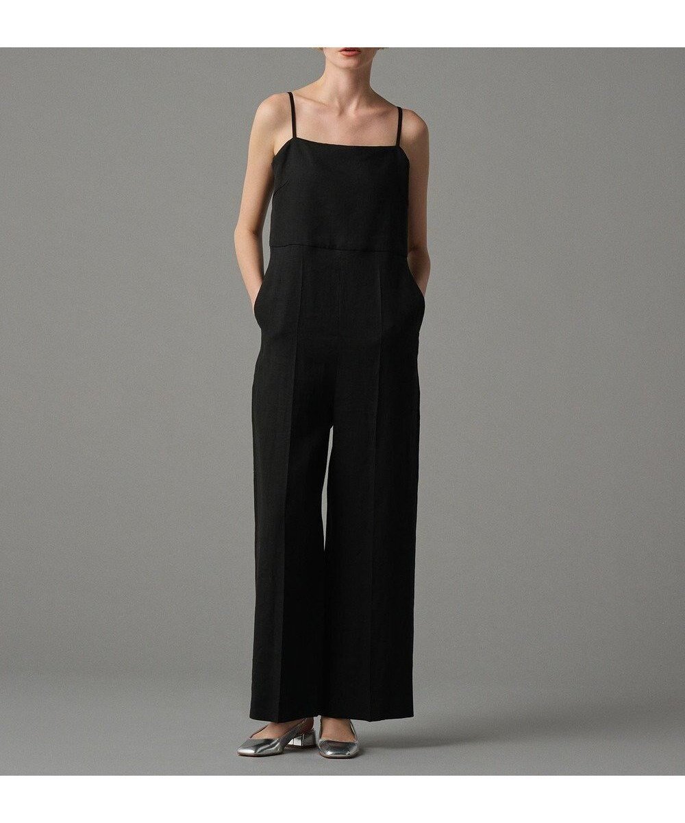 【アンクレイヴ/uncrave】の【5周年企画・手洗い可】ライト リネン オールインワン(uncrave STANDARD) インテリア・キッズ・メンズ・レディースファッション・服の通販 founy(ファニー) ファッション Fashion レディースファッション Fashion for Women ワンピース Dresses オールインワン・ワンピース Dresses and Jumpsuits サロペット&オールインワン Dungarees & Jumpsuit Styles 春 Spring キャミソール Camisole, Spaghetti Strap Top コンパクト Compact, Small Size ジャケット Jacket, Outerwear セットアップ Set-Up, Coordinated Outfit ラップ Wrap, Wrap Design リネン Linen, Linen Fabric ワイド Wide, Wide Fit S/S・春夏 SS, Spring/Summer, Warm Season おすすめ Recommended / Our Picks 夏 Summer ブラック|ID: prp329100004770456 ipo3291000000034556772