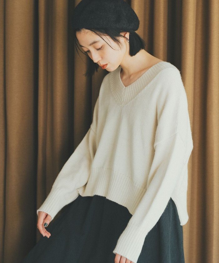 【トック/TOQUE】の〈大草直子さんアドバイザー〉ベビーアルパカ 2WAY Vネックニット インテリア・キッズ・メンズ・レディースファッション・服の通販 founy(ファニー) https://founy.com/ ファッション Fashion レディースファッション Fashion for Women トップス・カットソー Cut & Sew Tops ニット Knit Tops & Sweaters Vネックトップス V-Neck Tops / V-Cut Neckline Shirts コンパクト Compact, Small Size セーター Sweater, Knitwear ベビー Baby, Babywear A/W・秋冬 Autumn/Winter |ID: prp329100004770463 ipo3291000000034556813