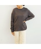 【トック/TOQUE】の〈大草直子さんアドバイザー〉【ユニセックス】ロイヤルベビーアルパカ×タンギスコットン 裏毛 クルーネックトップス チャコールグレー|ID: prp329100004770467 ipo3291000000034556831