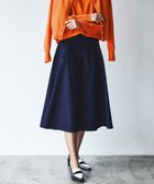 【組曲/KUMIKYOKU】の【23AW】DENIMフレア スカート ネイビー系|ID: prp329100004770470 ipo3291000000034556839