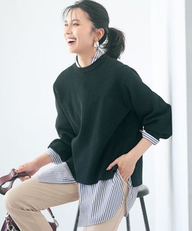 【アンフィーロ 自由区/UNFILO】 【洗える/軽量】フォルムニット ボリュームスリーブ人気、トレンドファッション・服の通販 founy(ファニー) ファッション Fashion レディースファッション Fashion for Women トップス・カットソー Cut & Sew Tops ニット Knit Tops & Sweaters ボリューム袖・フリルスリーブブラウス Voluminous & Ruffle Sleeves / Puffy Sleeve Tops ウォッシャブル Machine Washable ストレッチ Stretch, Stretchy Fabric スリーブ Sleeve, Long Sleeve / Short Sleeve セーター Sweater, Knitwear フォルム Silhouette, Form ペプラム Peplum, Flared Hem 洗える Machine Washable A/W・秋冬 Autumn/Winter 軽量 Lightweight, Ultra Light |ID:prp329100004770472