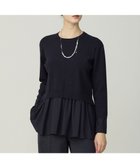 【アイシービー/iCB】の【先行予約】レーヨンシルクストレッチブレンド ドッキングペプラムプルオーバー 人気、トレンドファッション・服の通販 founy(ファニー) ファッション Fashion レディースファッション Fashion for Women トップス・カットソー Cut & Sew Tops ニット Knit Tops & Sweaters カジュアルプルオーバー・ニットトップス Pullovers & Knit Tops / Casual Pullovers 2025年 2025 2025-2026秋冬・A/W Autumn/Winter 2025–26 AW25–26 おすすめ Recommended / Our Picks シルク Silk, 100% Silk ストレッチ Stretch, Stretchy Fabric セーター Sweater, Knitwear ドッキング Docking, Mixed Material ブロード Broadcloth, Fine Cotton ペプラム Peplum, Flared Hem A/W・秋冬 Autumn/Winter thumbnail ネイビー|ID: prp329100004771221 ipo3291000000034566048