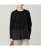 【アイシービー/iCB】の【先行予約】レーヨンシルクストレッチブレンド ドッキングペプラムプルオーバー 人気、トレンドファッション・服の通販 founy(ファニー) ファッション Fashion レディースファッション Fashion for Women トップス・カットソー Cut & Sew Tops ニット Knit Tops & Sweaters カジュアルプルオーバー・ニットトップス Pullovers & Knit Tops / Casual Pullovers 2025年 2025 2025-2026秋冬・A/W Autumn/Winter 2025–26 AW25–26 おすすめ Recommended / Our Picks シルク Silk, 100% Silk ストレッチ Stretch, Stretchy Fabric セーター Sweater, Knitwear ドッキング Docking, Mixed Material ブロード Broadcloth, Fine Cotton ペプラム Peplum, Flared Hem A/W・秋冬 Autumn/Winter thumbnail ブラック|ID: prp329100004771221 ipo3291000000034566049