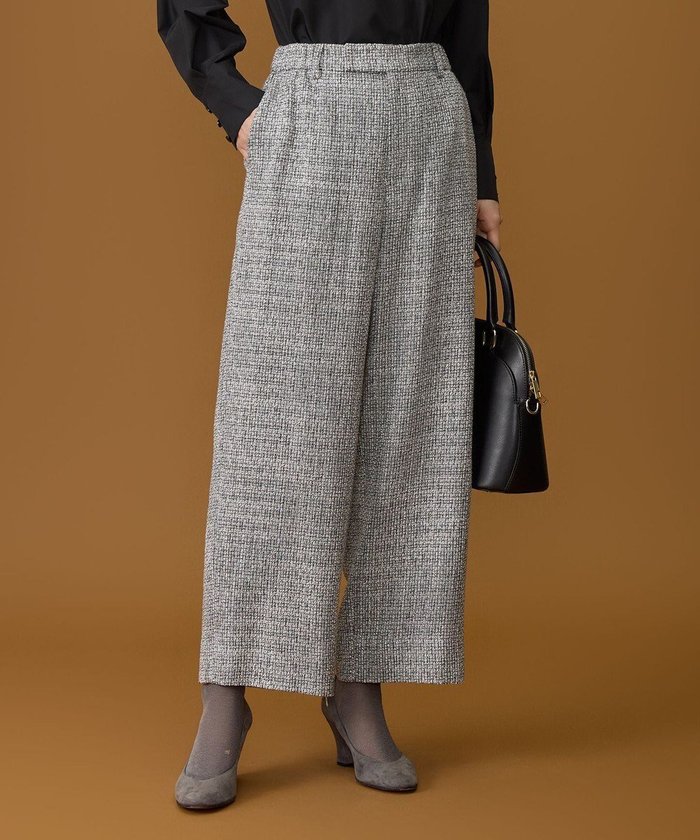 【自由区/JIYU-KU】のライトミックスツィードワイド パンツ インテリア・キッズ・メンズ・レディースファッション・服の通販 founy(ファニー) https://founy.com/ ファッション Fashion レディースファッション Fashion for Women パンツ Pants & Trousers ジャケット Jacket, Outerwear ストレート Straight, Straight Cut セットアップ Set-Up, Coordinated Outfit セレモニー Ceremony ツイード Twill, Twill Weave バランス Balance, Style Balance ミックス Mix, Mixed Style ループ Loop, Loop Knit ワイド Wide, Wide Fit エレガント 上品 Elegant 夏 Summer 春 Spring S/S・春夏 SS, Spring/Summer, Warm Season |ID: prp329100004771226 ipo3291000000034566061