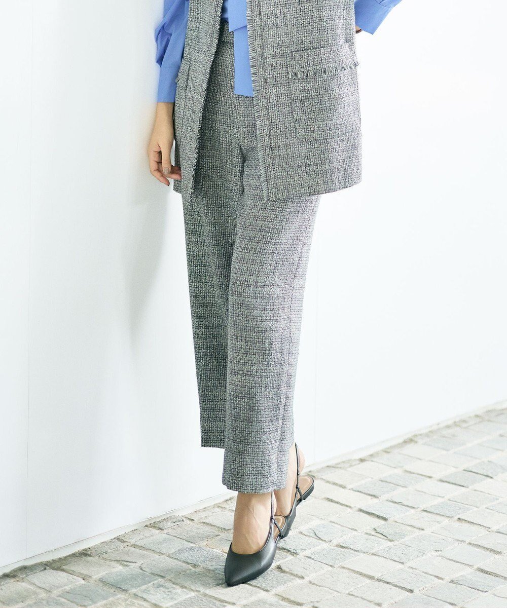 【自由区/JIYU-KU】の【カタログ掲載】ライトミックスツィードワイド パンツ 人気、トレンドファッション・服の通販 founy(ファニー) 　ファッション　Fashion　レディースファッション　Fashion for Women　パンツ　Pants & Trousers　ジャケット　Jacket, Outerwear　ストレート　Straight, Straight Cut　セットアップ　Set-Up, Coordinated Outfit　セレモニー　Ceremony　ツイード　Twill, Twill Weave　バランス　Balance, Style Balance　ミックス　Mix, Mixed Style　ループ　Loop, Loop Knit　ワイド　Wide, Wide Fit　エレガント 上品　Elegant　夏　Summer　春　Spring　S/S・春夏　SS, Spring/Summer, Warm Season　 other-1|ID: prp329100004771226 ipo3291000000034595155
