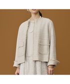 【自由区/JIYU-KU】のライトミックスツイード ジャケット ベージュ|ID: prp329100004771235 ipo3291000000034566101