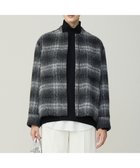 【アイシービー/iCB】のウールシャギーブルゾン ブラックチェック|ID: prp329100004771244 ipo3291000000034566126