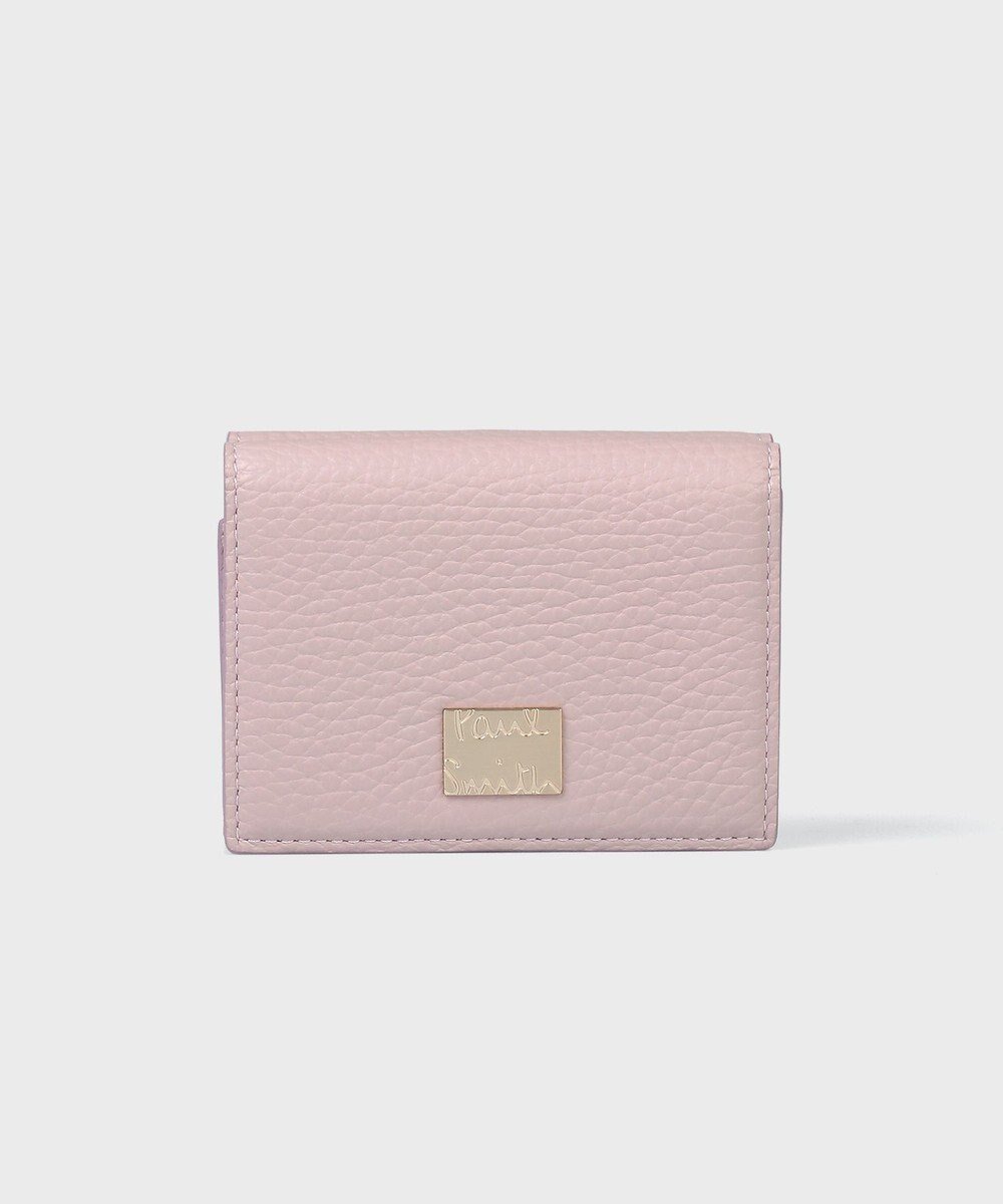 【ポール スミス/Paul Smith】のメタルクロップドロゴ 3つ折り財布 インテリア・キッズ・メンズ・レディースファッション・服の通販 founy(ファニー) 　ファッション　Fashion　レディースファッション　Fashion for Women　ミニ財布・二つ折り財布　Wallets & Card Cases　エレガント 上品　Elegant　シンプル　Simple, Minimal　スマート　Smart, Elegant　財布　Wallet, Purse　フォルム　Silhouette, Form　ベーシック　Basic, Essential　メタル　Metal, Metal Parts　ライラック|ID: prp329100004771250 ipo3291000000035581574