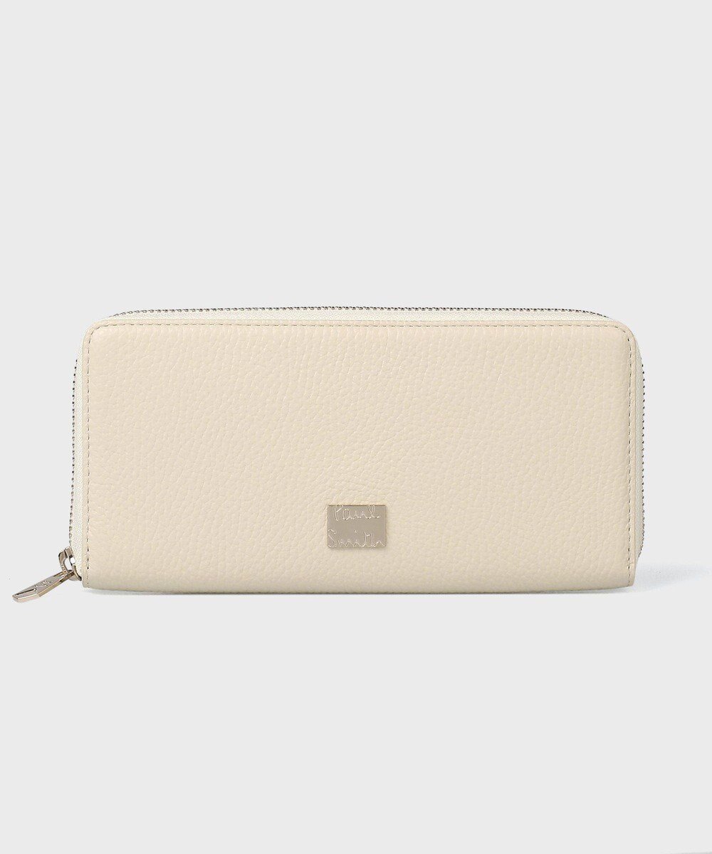 【ポール スミス/Paul Smith】のメタルクロップドロゴ 長財布 インテリア・キッズ・メンズ・レディースファッション・服の通販 founy(ファニー) 　ファッション　Fashion　レディースファッション　Fashion for Women　ミニ財布・二つ折り財布　Wallets & Card Cases　エレガント 上品　Elegant　シンプル　Simple, Minimal　スマート　Smart, Elegant　財布　Wallet, Purse　フォルム　Silhouette, Form　ベーシック　Basic, Essential　メタル　Metal, Metal Parts　アイボリー|ID: prp329100004771251 ipo3291000000035568431