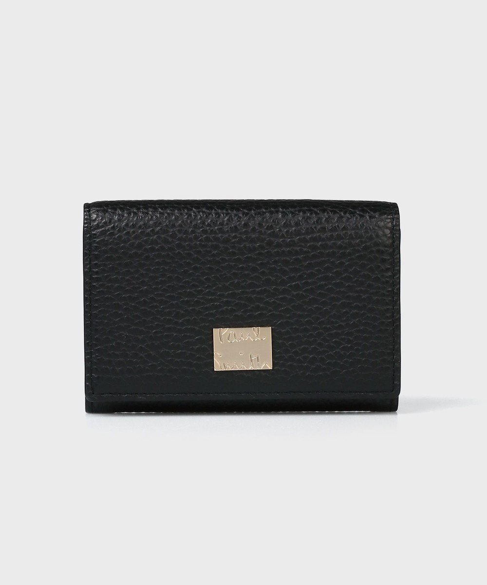 【ポール スミス/Paul Smith】のメタルクロップドロゴ 名刺入れ インテリア・キッズ・メンズ・レディースファッション・服の通販 founy(ファニー) 　ファッション　Fashion　レディースファッション　Fashion for Women　ミニ財布・二つ折り財布　Wallets & Card Cases　カードケース/名刺入れ　Card Holders & Business Cases　エレガント 上品　Elegant　シンプル　Simple, Minimal　スマート　Smart, Elegant　財布　Wallet, Purse　フォルム　Silhouette, Form　ベーシック　Basic, Essential　メタル　Metal, Metal Parts　ブラック|ID: prp329100004771252 ipo3291000000034566155