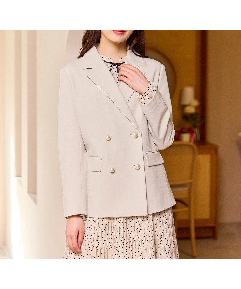 【フェルゥ/Feroux】の【先行予約】パール釦テーラード ジャケット 人気、トレンドファッション・服の通販 founy(ファニー) ファッション Fashion レディースファッション Fashion for Women アウター Coat / Outerwear Collection レディースジャケット・軽アウター Jackets テーラードジャケット / 通勤・きれいめスタイル Tailored Jackets & Blazers コンパクト Compact, Small Size ジャケット Jacket, Outerwear テーラード Tailored, Tailored Fit バランス Balance, Style Balance パール Pearl, Pearl Accent フェミニン Feminine, Girly フレア Flare, Flared マニッシュ Mannish, Boyish ロング Long, Long-Length エレガント 上品 Elegant 夏 Summer 春 Spring S/S・春夏 SS, Spring/Summer, Warm Season other-1|ID: prp329100004771266 ipo3291000000034566207