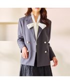 【フェルゥ/Feroux】の【先行予約】パール釦テーラード ジャケット グレー系|ID: prp329100004771266 ipo3291000000034566209