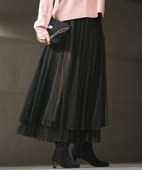 【23区/NIJYUSANKU】 【先行予約/洗える】レイヤード チュール スカート人気、トレンドファッション・服の通販 founy(ファニー) ファッション Fashion レディースファッション Fashion for Women スカート Skirts 洗える Machine Washable ジャケット Jacket, Outerwear スウェット / スエット Sweatshirt, Sweatwear チュール Tulip, Tulip Motif A/W・秋冬 Autumn/Winter S/S・春夏 SS, Spring/Summer, Warm Season 夏 Summer エレガント 上品 Elegant |ID:prp329100004771276