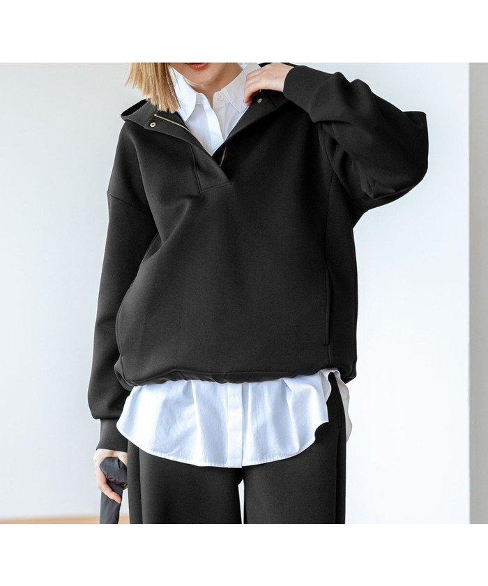 【23区/NIJYUSANKU】の【先行予約/洗える】コットンエアーダンボール ドロスト フーディー インテリア・キッズ・メンズ・レディースファッション・服の通販 founy(ファニー) https://founy.com/ ファッション Fashion レディースファッション Fashion for Women トップス・カットソー Cut & Sew Tops レディースパーカー・カジュアルフーディー Casual Hoodies & Sweatshirts インナー Innerwear 洗える Machine Washable カットソー Cut and Sewn Top コクーン Cocoon, Cocoon Silhouette サイドジップ Side Zip, Side Zipper ダウン Down, Puffer なめらか Smooth, Silky Texture パーカー Hoodie, Parka リラックス Relax, Relaxed Fit ワイド Wide, Wide Fit A/W・秋冬 Autumn/Winter 冬 Winter / This Winter おすすめ Recommended / Our Picks エレガント 上品 Elegant 2025年 2025 2025-2026秋冬・A/W Autumn/Winter 2025–26 AW25–26 |ID: prp329100004771277 ipo3291000000034566250