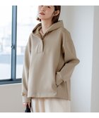 【23区/NIJYUSANKU】の【洗える】コットンエアーダンボール ドロスト フーディー ベージュ系|ID:prp329100004771277